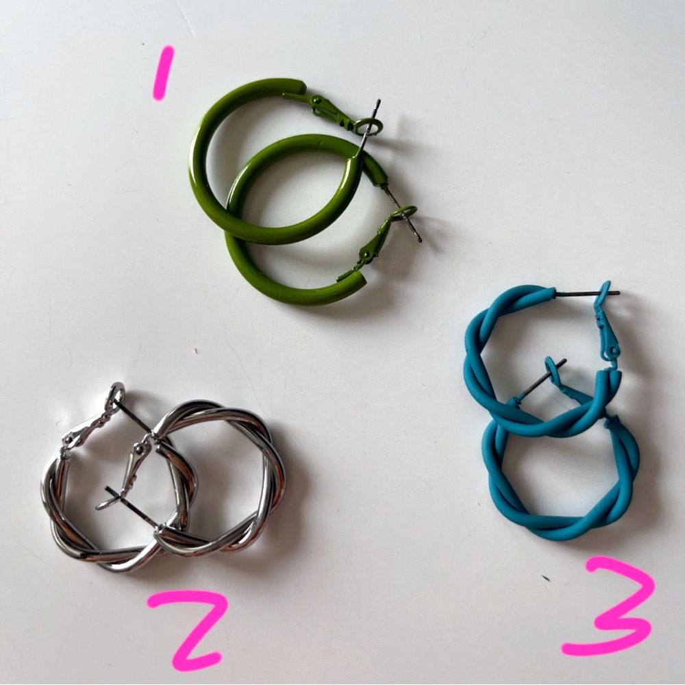 Hoop earrings